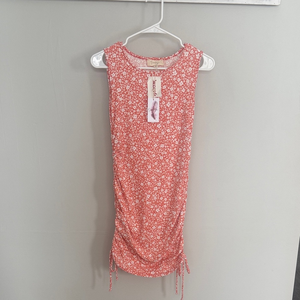 Jessica Simpson Red Floral Mini Dress